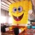 Import Customized inflatable moving cartoon, inflatable walking Spongebob from China