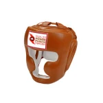 Customized Label Cow Leather Head Guard Helmet Boxing, kick boxing head guard