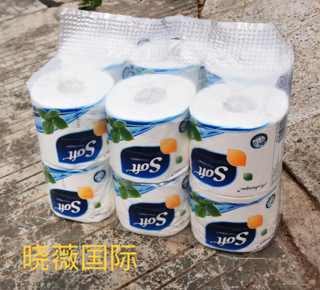 Customized  soft factory price toilet bathroom tissue  paper roll manufacturers