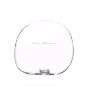 Customized Special Ball Shape Clear Glass Ball Lamp Shade Lamp Cover with G9 screw mouth for Pendant Lights