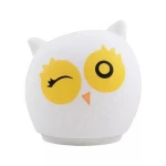 Cute LED Panda Rabbit Bear Night Light USB Rechargeable Baby Nursery Desk Lamp Silicone Touch Sensor Tap Control Table Lamp