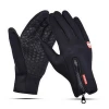 Cycling Gloves Full Finger Touchscreen in Winter Outdoor sports Windproof Black gel bike Gloves Adjustable Size