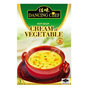 Dancing Chef Cream of Vegetable Instant Soup, Powder Soup, No MSG