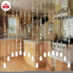 Decor Hanging Bead Curtain Crystal Customized Colorful Glass Curtain Bead Household Door Beaded Curtain
