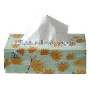 Decorated paper tissue box for hospital,hotel