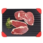 Defrosting Meat Thawing Plate Miracle Thaw Defrosting Tray With Silicone Border Thaws Frozen Food Faster