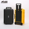 Dental equipment carry case pp round tool case big wheels pp plastic trolley case for fruit