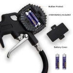 dial tire pressure gauge with hose bike digital tire inflator with pressure gauge