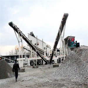 diesel engine stone crusher(400 tons/day capacity,60tons-80tons/hours)