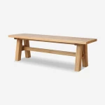 Dining Room Living Room Garden Patio Solid Wood Bench