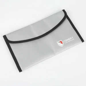 Direct Manufacturer  Fireproof Mony Bag Certificate Holders Money Pouch Envelope  Protect Your Valuables Documents Jewelry