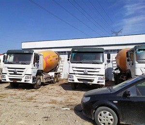 direct selling best price used chinese howo 6x4 concrete truck,concrete mixer truck with pump