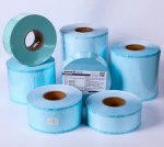 Disposable medical dental surgical sterilization plastics packaging flat reel