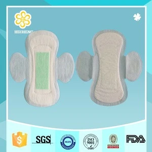 Disposable panty liner with wings for lady