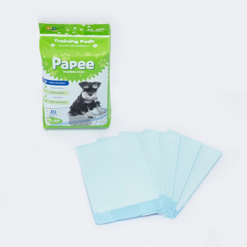 Disposable pet pad with non-woven surface and plastic leak-proof membrane