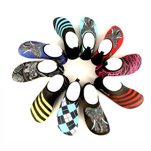 Diving Fins Beach Swimming Shoes Socks Aqua Flippers Water Socks Sports Skin Shoes Swim Surfing Diving Underwater Shoes
