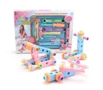 Diy building blocks intelligence game plastic kids toy tools for pretend play