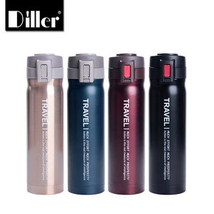 Double wall 18 8 stainless steel vacuum flask 500ml traveling insulated thermos water bottle
