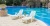 Import durable beach white plastic sun lounger from China