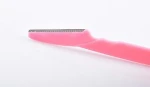 Durable Plastic Handle 3 knife Eyebrow Shaver Razor Blade Manicure Set eyebrow trimmer