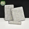 EA022 Thin metal anti-pressure portable luxury glitter bling ladies crystal rhinestone crystal lighter cigarette case set