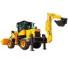 Earth moving machinery equipment loader excavator wheel backhoe loaderQZ30-25 can be equipped with snow shovel or breaker