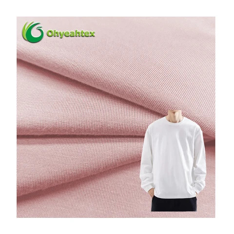 Eco-Friendly Bamboo Fabric For Pantyhose Stretchable Sweat-Wicking 260GSM Jersey Fabric