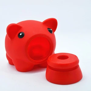 Eco-Friendly Cheap Wholesale Custom PVC Unbreakable Plastic Pig Piggy Bank Money Box