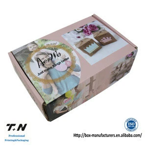 Eco-friendly whole printed custom mailing box packaging corrugated shipping box