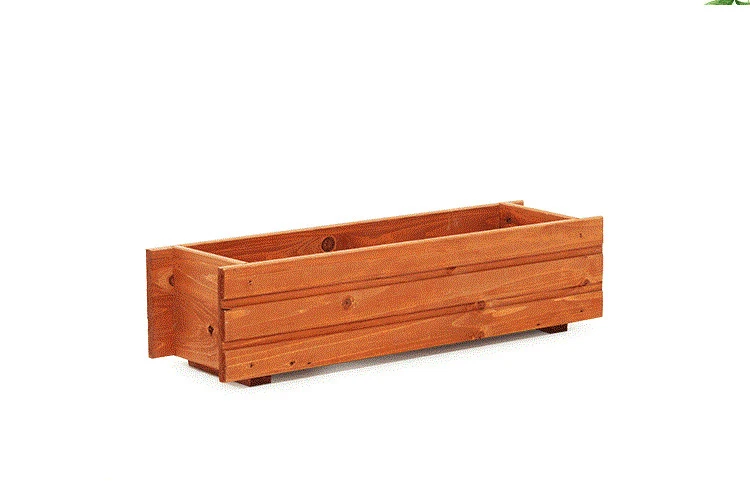 Eco-friendly wholesales wooden planter bed Yard Gardening Flower Planter Box