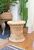 Import Ecofriendly Natural Mudda Bamboo Stool for Indoor/Outdoor (38x38x38 cm) from India