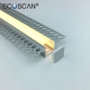 Ecoscan Custom 12.5mm alu black aluminium u profile for led strip