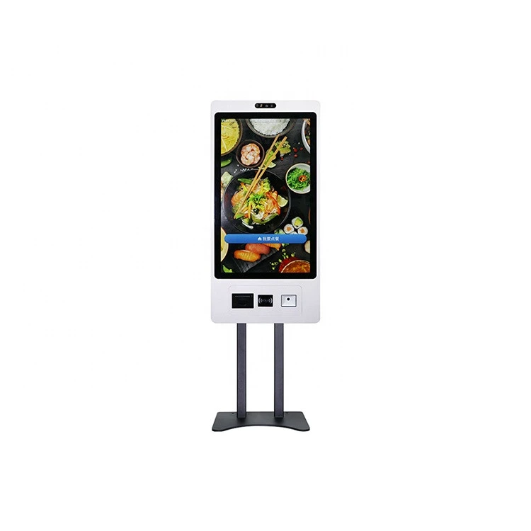 EKAA fast food ordering self service indoor wall mount payment kiosk for restaurant