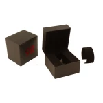 Elegant Gift Box Mens Watch Display Case, Luxury Leather Watch Box