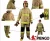 Import EN469 Fire retardant fireman suits firefighter suits from China