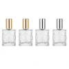 Essential Oil Cheap Square Oil Glass Roll On Perfume Bottle 10ml With Stainless Steel Balls