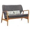European style living room furniture NV45 modern sofa with solid wood frame, home furniture sofa
