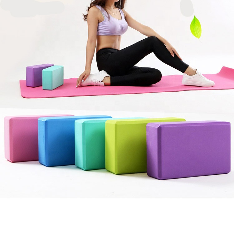 Buy Eva Gym Blocks Foam Brick Training Exercise Fitness Set Tool Yoga ...