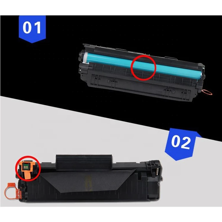 Excellent china toner manufacturer printer parts compatible toner cartridge for HP