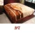 Import excess inventory knitted blanket retro plaid flannel blanket from China