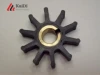 Export customized precision EPDM rubber impeller of pump