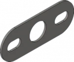 Factory Custom Design 3mm Stainless Steel Wall Mirror Holding Mounting Bracket