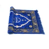 factory custom emboss print velvet cotton printed muslim prayer rugs