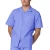 Import Factory custom made Universal Scrubs Uniforms for Men Zippered Short Sleeved Scrub Jacket from China