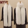 Factory Direct Myfur Casual Winter Fake Fox Fur Shawl Fuzzy Faux Fur Scarf adults