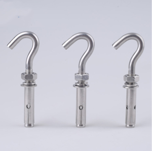 Factory direct sell M12 stainless steel J hook expansion anchor bolts