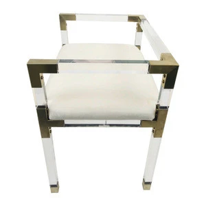 Factory Direct Selling Acrylic Stool Living Room Furniture Stools