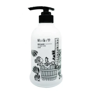 Factory direct selling personal label body wash shower gel Customized skin 500ml lightening bath