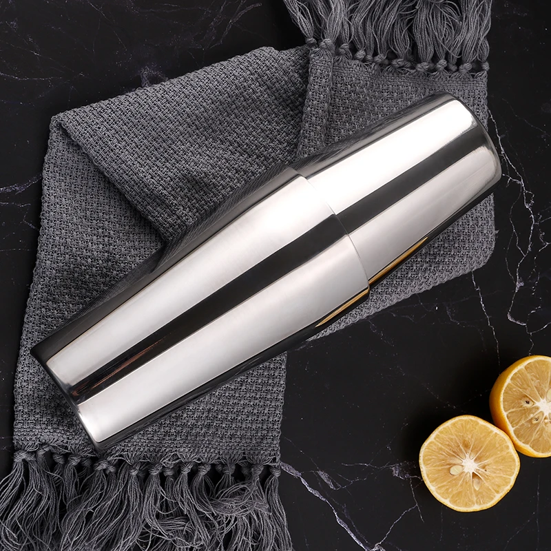 Factory direct stainless steel boston cocktail shaker bar accessories professional bar tools