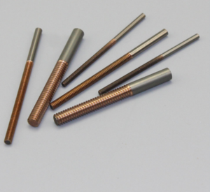 Factory Direct Supply Tungsten  copper tungsten screw thread electrode